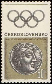 Olympia Coin and Olympic rings