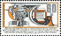 Stamp exhibition BRNO 1966