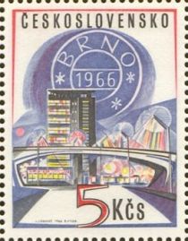 Stamp exhibition BRNO 1966