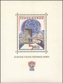 Stamp exhibition BRNO 1966