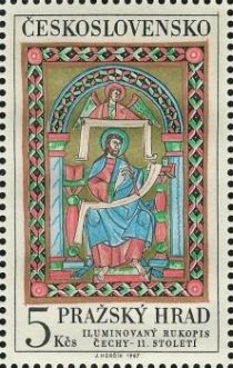 St. Matthew, from illuminated manuscript (11th cent.)