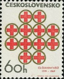 Czechoslovak Red Cross, 50th Anniversary