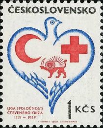 Czechoslovak Red Cross, 50th Anniversary