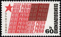 50th anniv. of the Rude Pravo newspaper