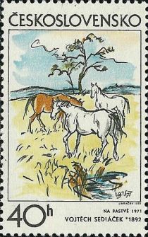 Pasture, by Vojtěch Sedláček (1971)