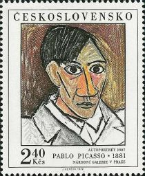 Pablo Picasso, self portrait (1907)