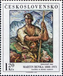 “Fortitude” (mountaineer), by Martin Benka (1942)