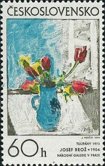 "Tulips" by Josef Broz (1973)