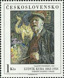 Ludvik Kuba, Self-portrait (1941)