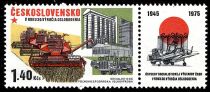 Combine Harvesters and Granary + Label