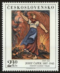 Fire 1938, by Josef Čapek (1938)