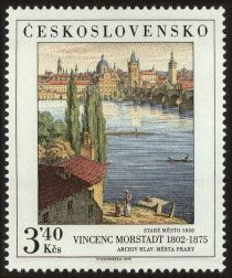 Old Prague, by Vincenc Morstadt (1828)