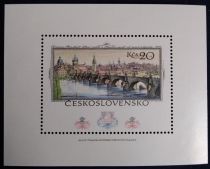 Old Prague, 60th Anniversary of Czechoslovak Postage Stamps