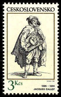 "Beggar with Viol" (Jacques Callot)