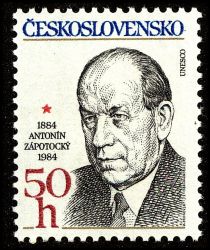 Birth Centenary of Antonín Zápotocký (1884-1957)