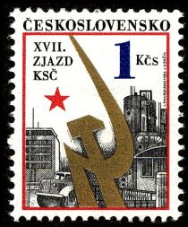 Buildings, Hammer and Sickle and Star