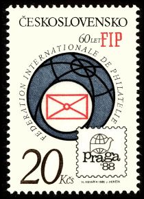 Intl. Philatelic Federation, FIP, 60th Anniv.