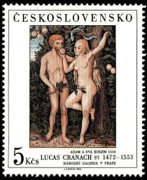 Adam & Eve, 1538, by Lucas Cranach