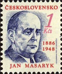 105th Birth Anniv. of Jan Masaryk (1886-1948)