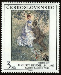 Lovers by Auguste Renoir