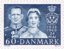 King Frederik IX and Queen Ingrid - Wedding anniversary